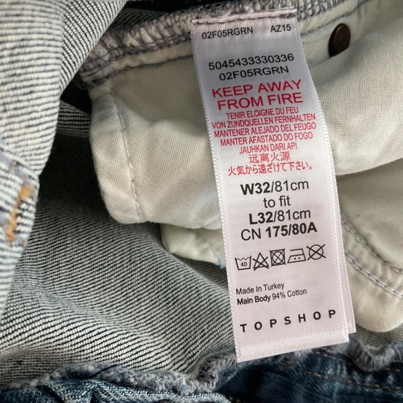 TOPSHOP Women’s Jamie High Rise Skinny Jeans Stretch Blue Mid Wash Size* W… - Picture 10 of 13